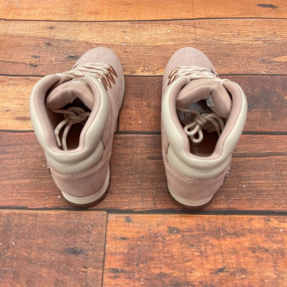 Timberland Women's Euro Sprint Light Pink Nubuck Shoes - Picture 5 of 7